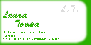 laura tompa business card